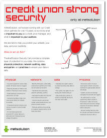 Credit Union Strong Security Document